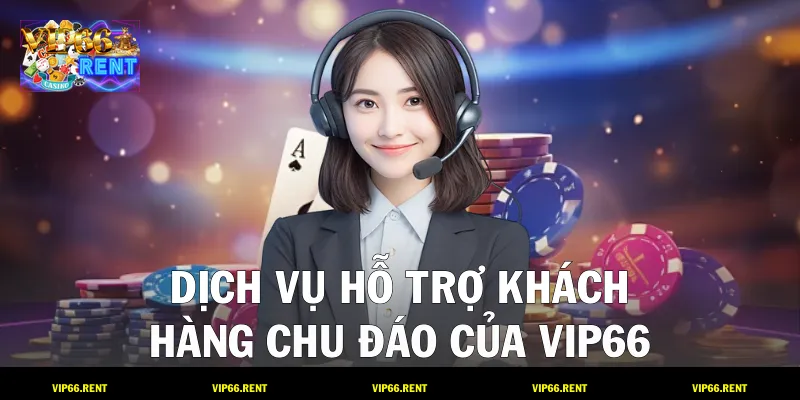 Dịch vụ hỗ trợ khách hàng chu đáo của VIP66